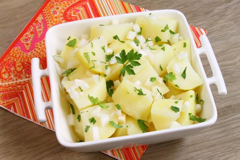 Spanish potato salad called Ensaladilla Rusa is usually made with lots of mayonnaise